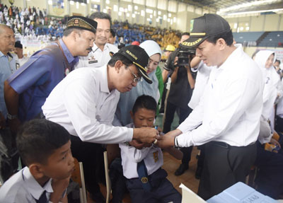 Digelar Pemkab Inhil, Bupati Hadiri Pencanangan MR